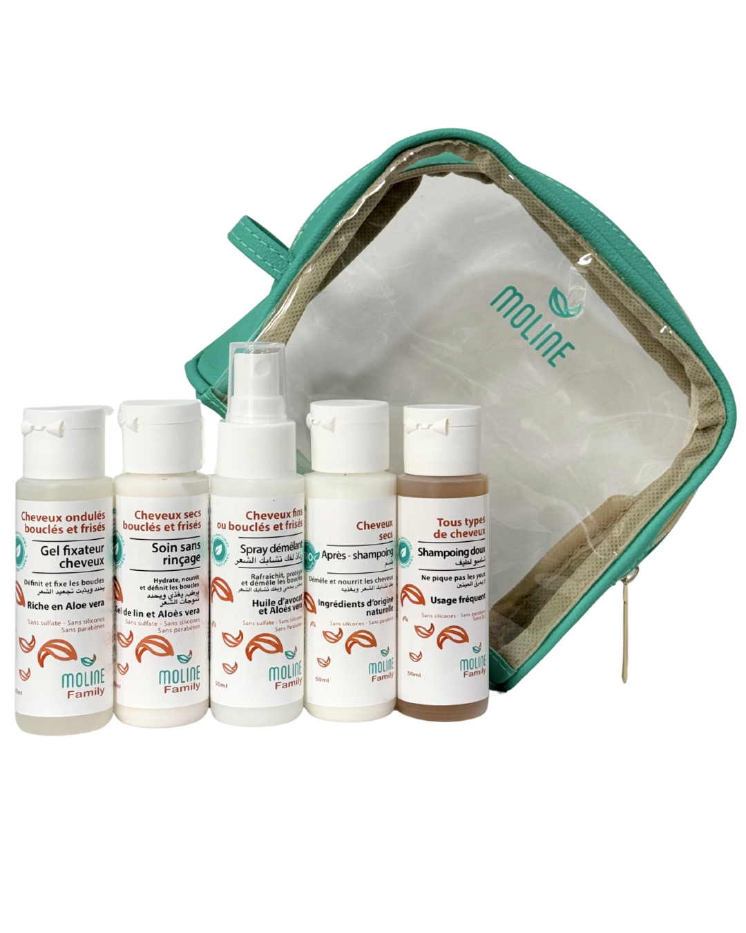 4 Kit Curly Hair (en trousse) – Image 1